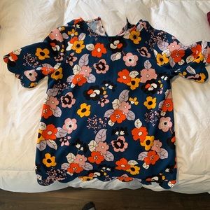 Target scalloped top XS